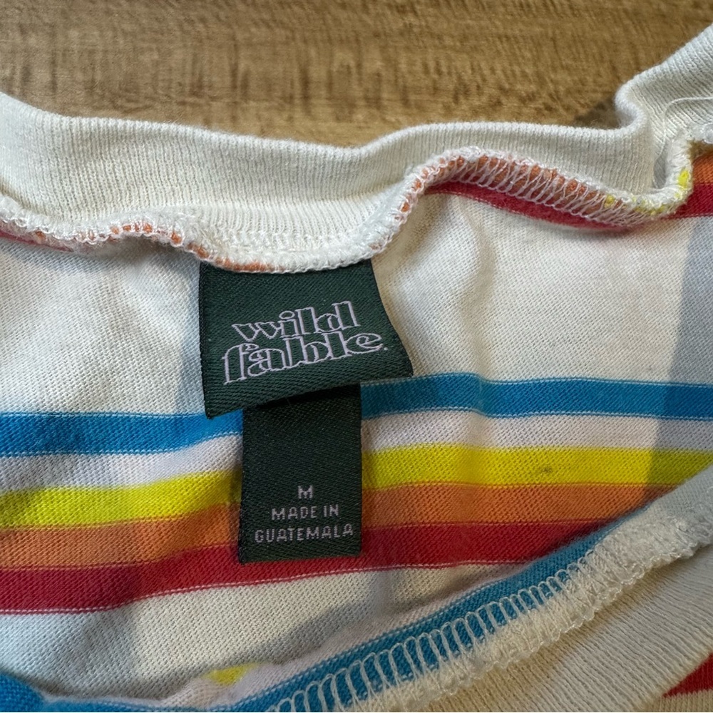 Wild Fable Multicolor Striped Tee - Picture 3 of 5